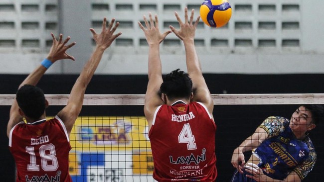 Jakarta LavAni Livin Transmedia menang dramatis 3-2 atas Surabaya Samator pada pertandingan lanjutan Final Four Proliga 2025, Kamis (1/5) malam.