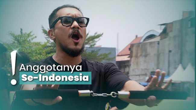Komunitas Nuchaku di Tangerang, Belajar Beladiri ala Bruce Lee