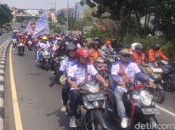 Ribuan Buruh Sidoarjo Bergerak ke Surabaya, Tuntut Dua Hal Ini