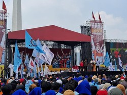 Prabowo Hadiri Aksi May Day, Buruh Bilang Begini