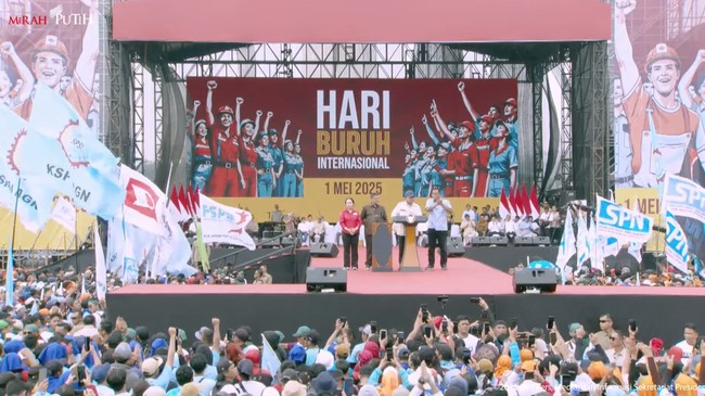 Para pengusaha yang tergabung dalam Kadin menuntut 8 hal kepada para pekerja pada momen Hari Buruh Internasional atau May Day 2025, Kamis (1/5) ini.