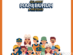 10 Twibbon Hari Buruh 2025 Gratis dan Unik, Siap Ramaikan Media Sosial!