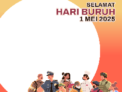 Link 10 Twibbon Hari Buruh 2025 untuk Dibagikan di Medsos, Gratis!