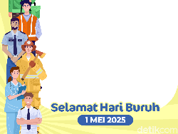 10 Twibbon Hari Buruh Internasional 2025 dengan Ucapannya sebagai Caption