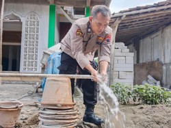 Polisi Grobogan Aiptu Surono Rela Sisihkan Gaji demi Bikin Sumur Bor di Masjid