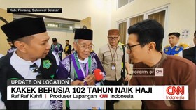 VIDEO: Kakek Berusia 102 Tahun Naik Haji