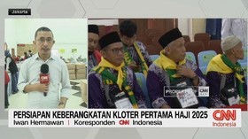 VIDEO: Keberangkatan Kloter Pertama Haji 2025