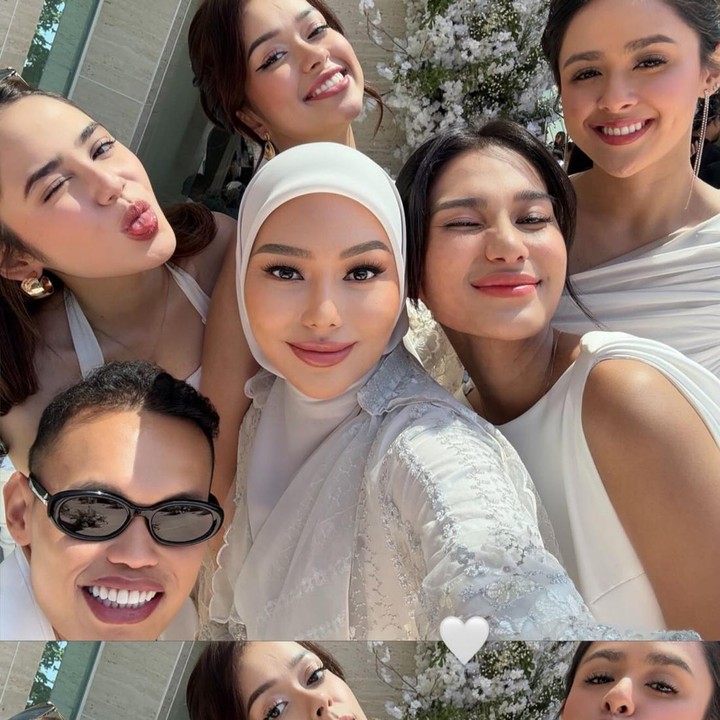 <p>Fashion stylist Wanda Hara membagikan beberapa potret tamu-tamu yang hadir di pernikahan Harris Vriza dan Haviza Devi. Selain Syifa Hadju, beberapa artis dan selebgram yang hadir di antaranya adalah Rebecca Klopper, Dara Arafah, dan Azizah Salsha. (Foto: Instagram @wanda_haraa)</p>