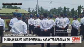 VIDEO: Puluhan Siswa Ikut Pembinaan Karakter Bersama TNI