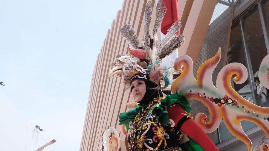 Tari Enggang dan Gong Tampil di Osaka Bappenas Perkuat Peran Pengembangan Budaya Bangsa. (Istimewa)