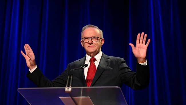 Anthony Albanese kembali terpilih sebagai Perdana Menteri Australia untuk periode kedua, usai Partai Buruh menang dalam pemilu pada Sabtu (3/5).