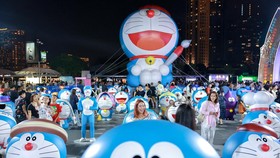FOTO: Pameran Terbesar, Kala Doraemon 'Menginvasi' Bangkok