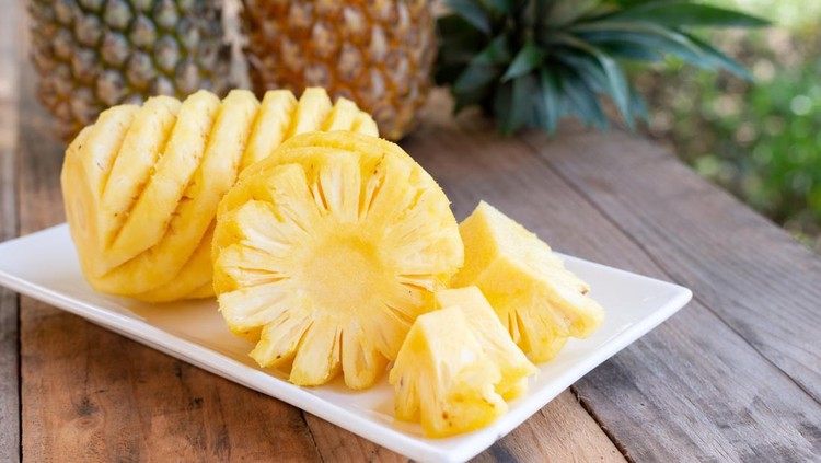 Ilustrasi buah nanas