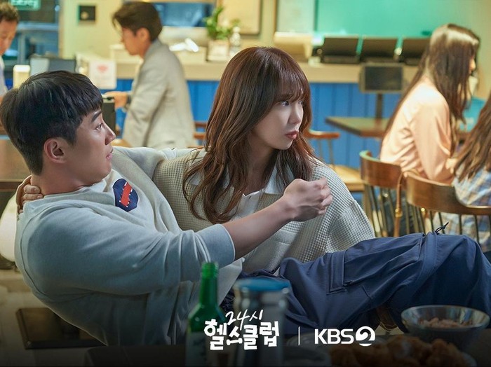 Lee Jun Young dan Jung Eun Ji dalam drama Pump Up The Healthy Love/ Foto: KBS