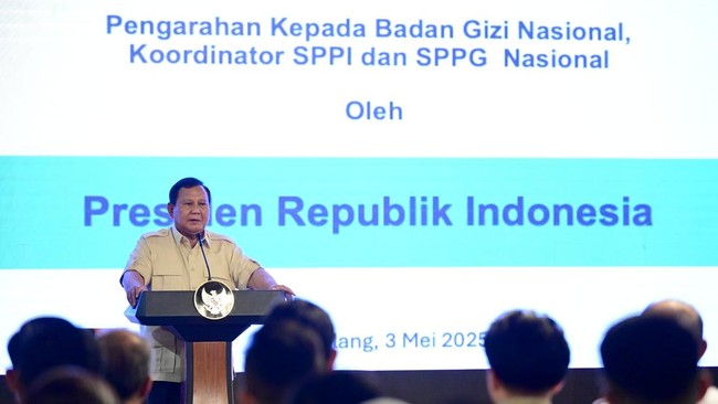 Prabowo Perintahkan Tak Ada Lagi Kasus Keracunan MBG Presiden Prabowo perintahkan BGN lebih teliti dalam program Makan Bergizi Gratis (MBG) setelah kasus keracunan. Target 6 juta penerima manfaat pada Juni 2025.