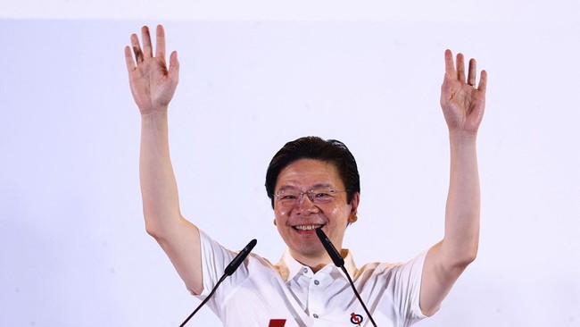 Partai berkuasa Singapura PAP pimpinan PM Lawrence Wong menang telak di pemilu, raih 87 dari 97 kursi parlemen.