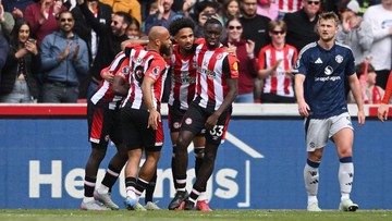 Sorotan Dunia Olahraga CNN Sport : Hasil Liga Inggris: Brentford Lumat MU 4-3