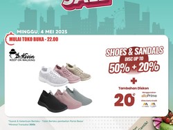 Cuma di Transmart Full Day Sale, Sepatu-Sandal Jadi Semurah Ini