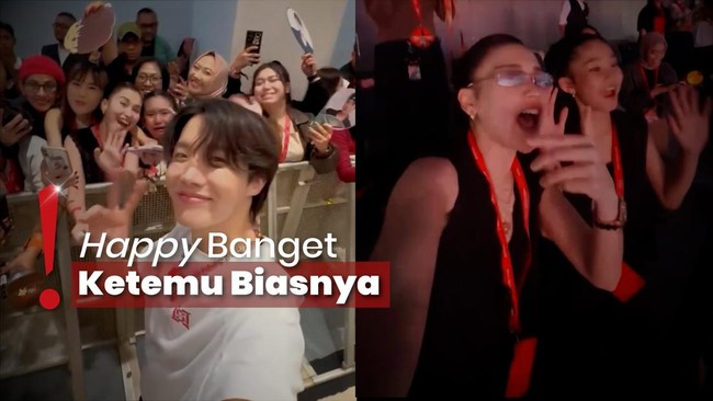 Dream Come True! Bilqis Anak Ayu Ting Ting Nangis Ketemu J-Hope BTS