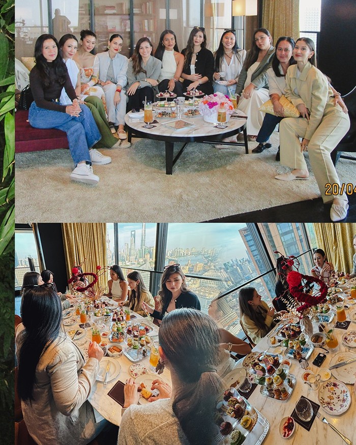 Bridal Shower ini diselenggarakan pada bulan April lalu, Beauties. Para perempuan cantik ini menikmati liburan bersama di Shanghai sebelum Luna Maya melepas masa lajang./Foto: instagram.com/lunamaya