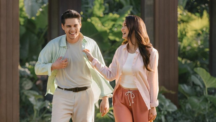 Luna Maya, Maxime Bouttier, Uniqlo