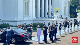 Prabowo Terima Kunjungan Presiden Senat Kamboja di Istana Negara