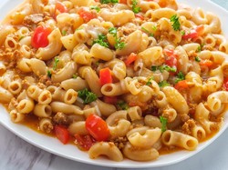 Resep Tumis Makaroni dan Daging Cincang yang Praktis Untuk Makan Malam