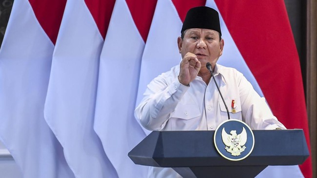 Presiden Prabowo menerima Bill Gates di Istana Jakarta, salah satunya membahas program makan bergizi gratis.