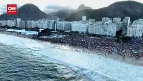VIDEO: Penampakan 2,5 Juta Penonton Konser Lady Gaga di Brazil