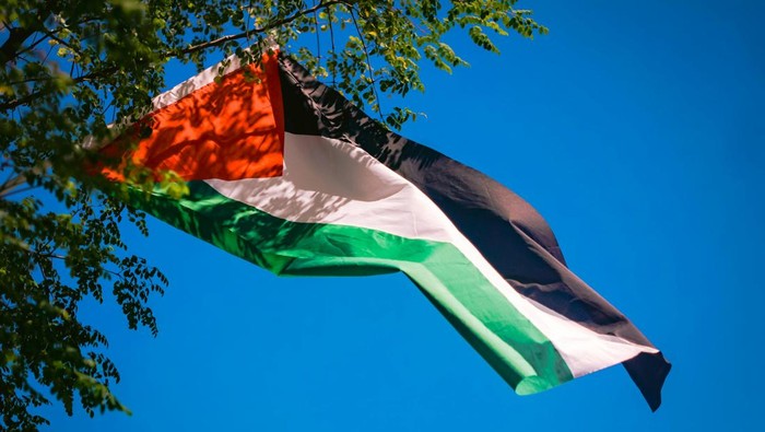 Ilustrasi bendera Palestina