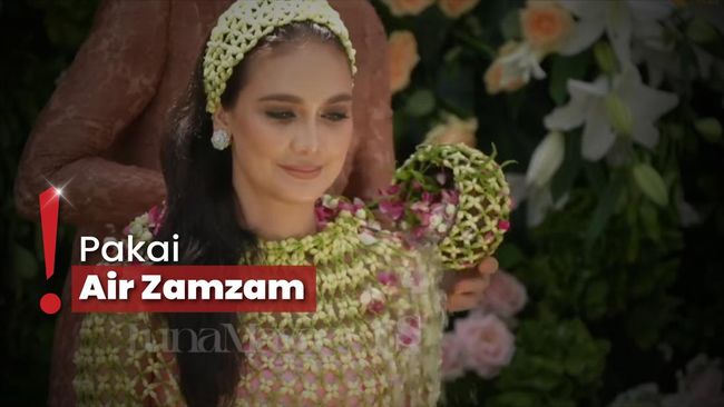 Siraman Jelang Nikah, Luna Maya-Maxime Pakai 7 Sumber Mata Air