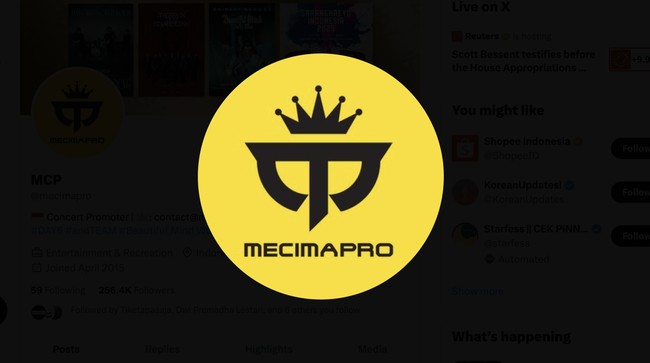 Direktur Mecimapro Diduga Gelapkan Rp10 M dan Keuntungan Konser TWICE Polisi menyatakan Direktur PT Mecimapro, Fransiska Dwi Melani menggelapkan dana investasi sebesar Rp10 miliar milik PT MIB untuk konser musik K-Pop TWICE.