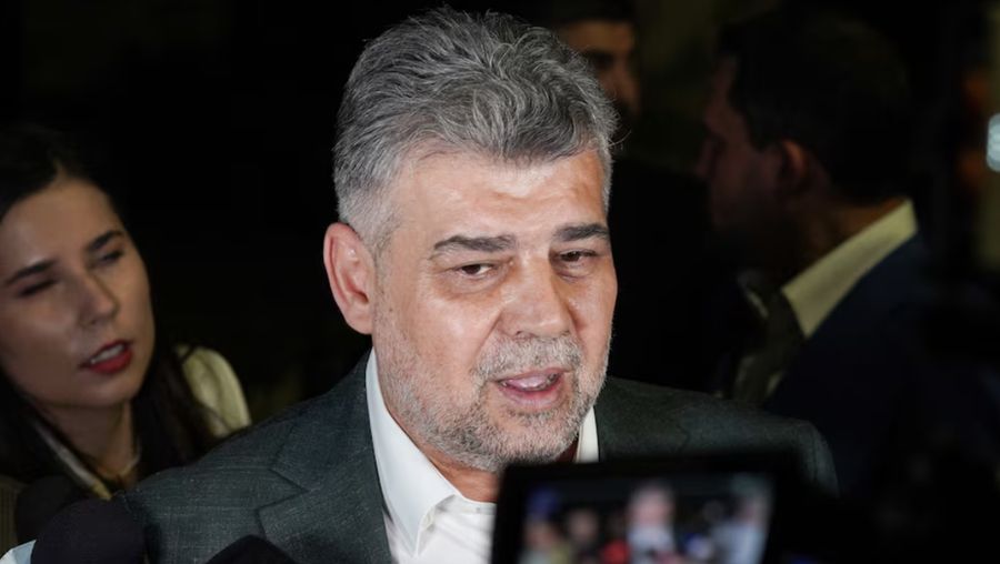 Perdana Menteri Rumania Marcel Ciolacu. (REUTERS/Andreea Campeanu)