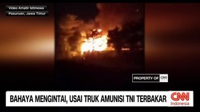 VIDEO: Bahaya Mengintai, Usai Truk Amunisi TNI Terbakar
