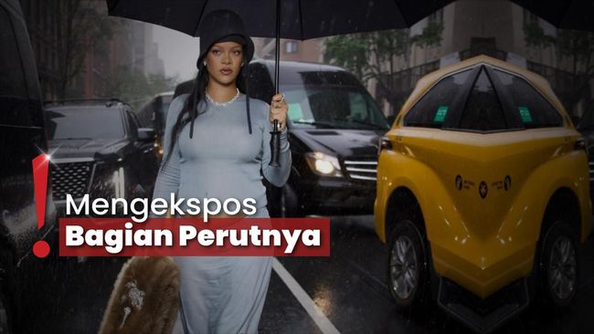 Hamil Anak Ketiga, Rihanna Perdana Pamer Baby Bump di Met Gala 2025