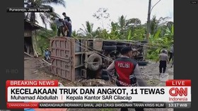 VIDEO: Kronologi Kecelakaan Truk dan Angkot di Purworejo