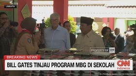 VIDEO: Prabowo dan Bill Gates Tinjau Program MBG