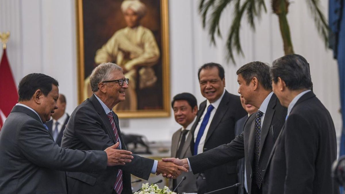 CT Hingga Prajogo Pangestu Temani Prabowo Sambut Bill Gates di Istana