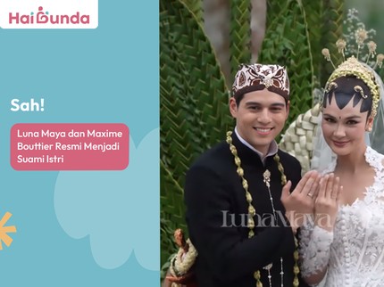 Sah! Luna Maya dan Maxime Bouttier Resmi Menjadi Suami Istri