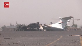 VIDEO: Kerusakaan Parah Bandara Yaman Akibat Serangan Udara Israel