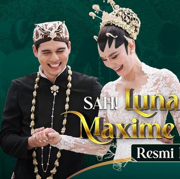 SAH! Luna Maya dan Maxime Bouttier Resmi Menikah