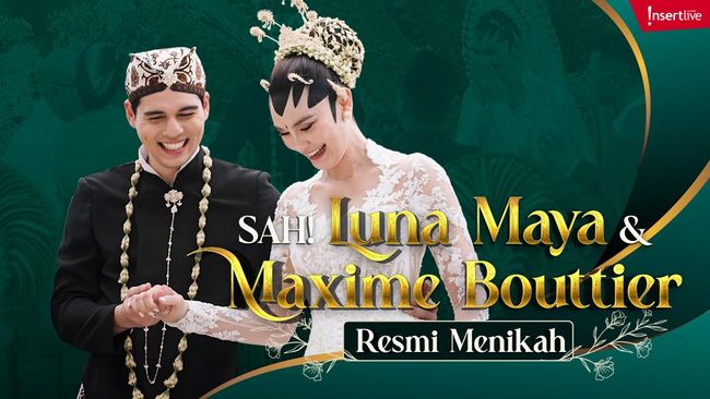 SAH! Luna Maya dan Maxime Bouttier Resmi Menikah