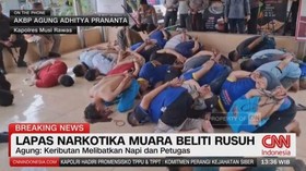 VIDEO: Lapas Narkotika Muara Beliti Rusuh
