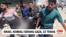 VIDEO: Israel Kembali Serang Gaza Dan Hantam Penampungan Pengungsi