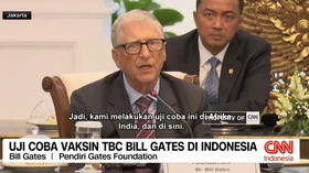 VIDEO: Uji Coba Vaksin TBC Bill Gates di Indonesia