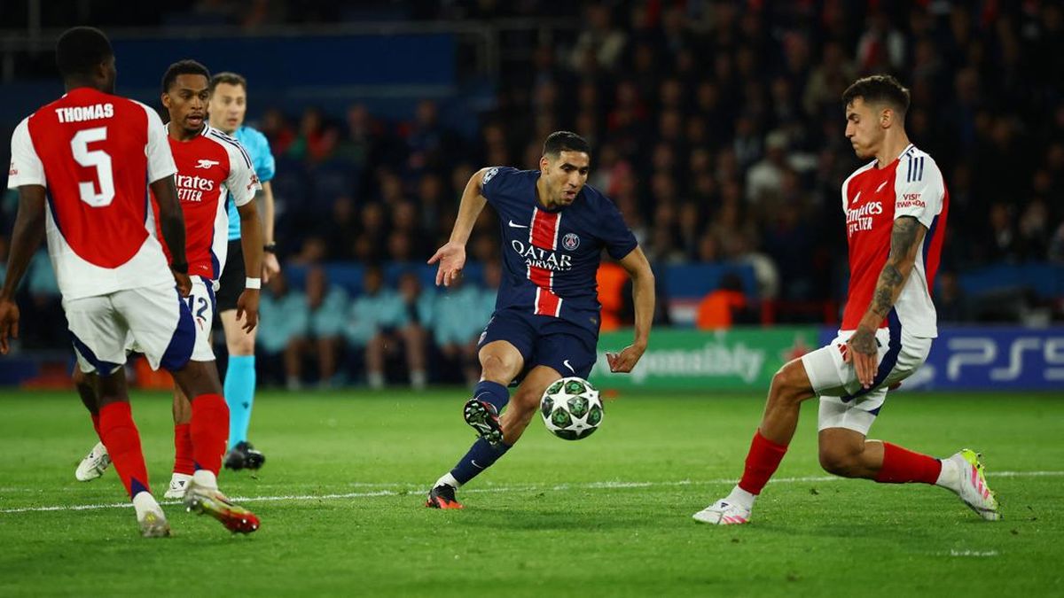 FOTO: PSG Hancurkan Impian Gelar Arsenal