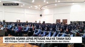 VIDEO: Menteri Agama Lepas Petugas Haji Ke Tanah Suci