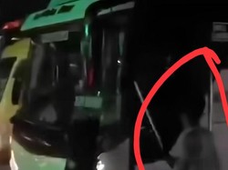 Viral Aksi Perusakan Bus di Jalan Raya Serang, Polisi Selidiki