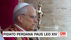 VIDEO: FULL Pidato Perdana Paus Leo XIV