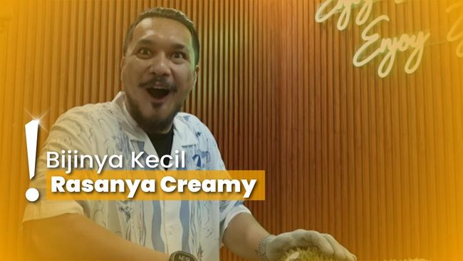 Khusus Pecinta Aja! Nikmatnya Durian Palembang yang Tebel Dagingnya